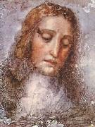  Leonardo  Da Vinci Christ's Head Norge oil painting reproduction